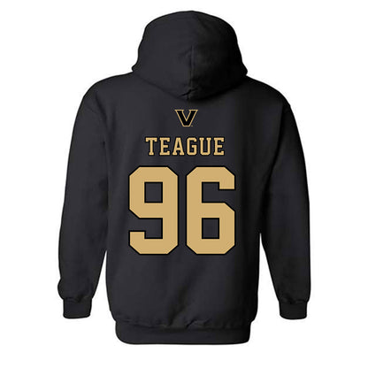 Vanderbilt - NCAA Baseball : Nathan Teague - VandyBoys NCAA® Shersey Hooded Sweatshirt-1