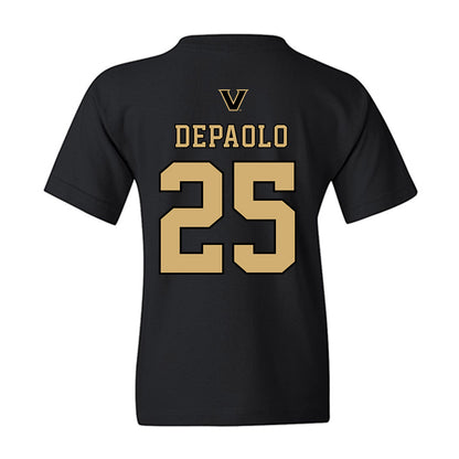 Vanderbilt - NCAA Baseball : AJ DePaolo - VandyBoys NCAA® Shersey Youth T-Shirt-1
