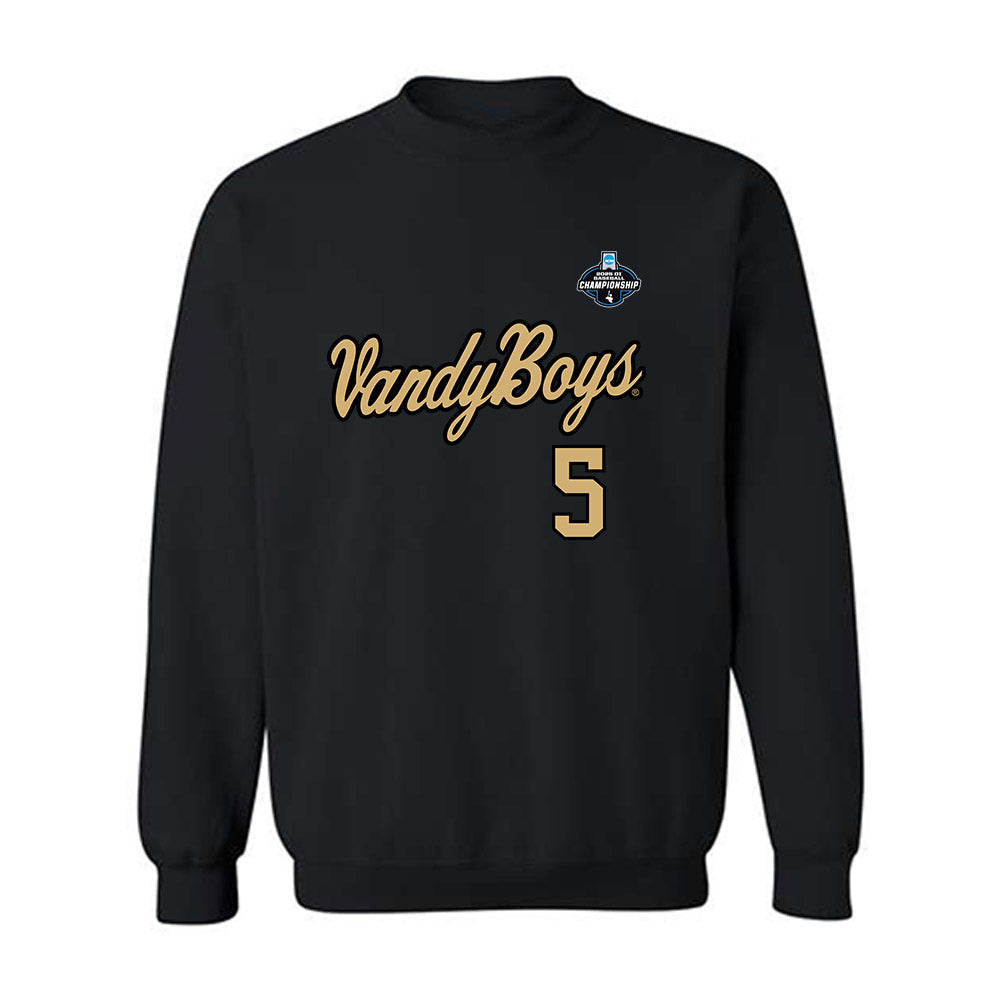 Vanderbilt - NCAA Baseball : Mike Mancini - VandyBoys NCAA® Shersey Crewneck Sweatshirt-0
