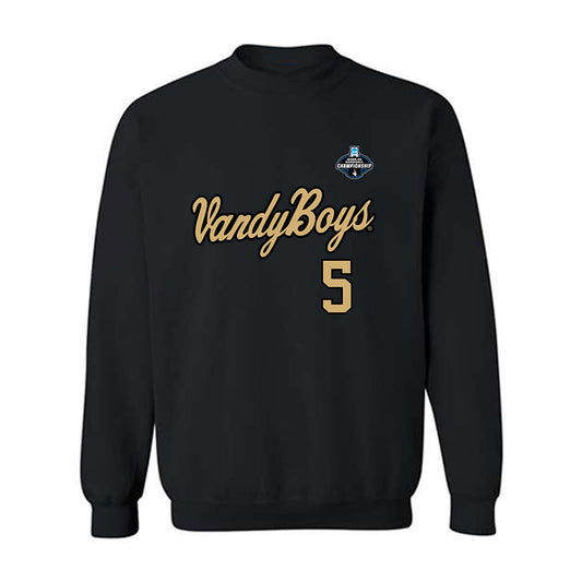 Vanderbilt - NCAA Baseball : Mike Mancini - VandyBoys NCAA® Shersey Crewneck Sweatshirt-0