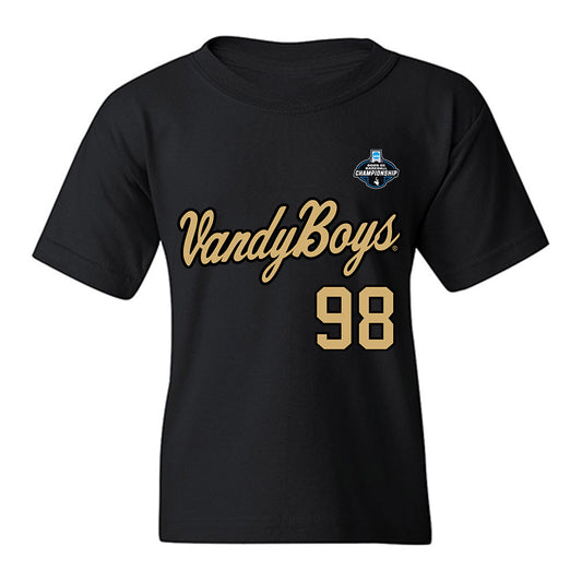 Vanderbilt - NCAA Baseball : Greysen Carter - VandyBoys NCAA® Shersey Youth T-Shirt-0