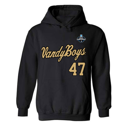 Vanderbilt - NCAA Baseball : Tommy Goodin - VandyBoys NCAA® Shersey Hooded Sweatshirt-0