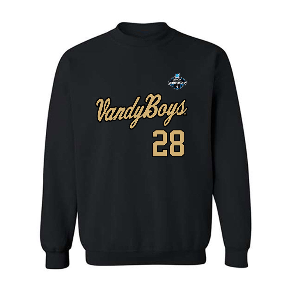 Vanderbilt - NCAA Baseball : Will Hampton - VandyBoys NCAA® Shersey Crewneck Sweatshirt-0