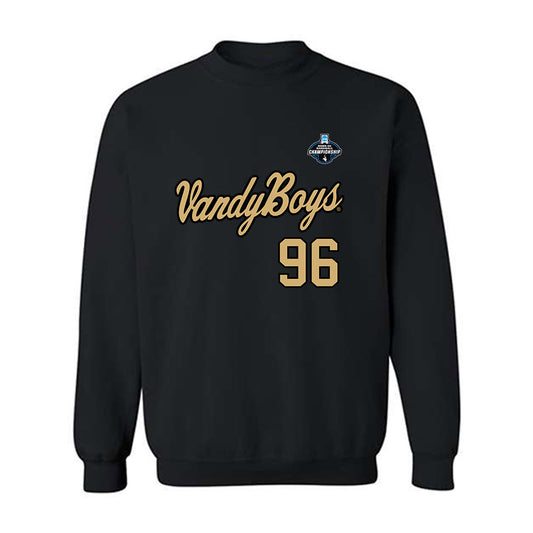 Vanderbilt - NCAA Baseball : Nathan Teague - VandyBoys NCAA® Shersey Crewneck Sweatshirt-0