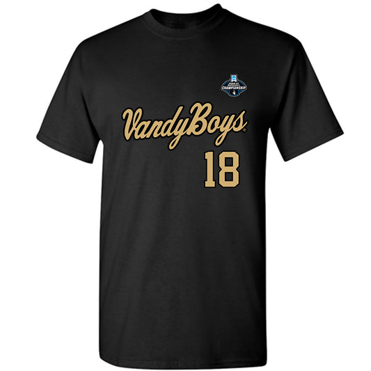 Vanderbilt - NCAA Baseball : Korbin Reynolds - VandyBoys NCAA® Shersey T-Shirt-0