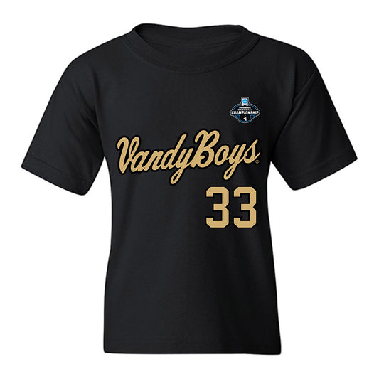 Vanderbilt - NCAA Baseball : Luke Guth - VandyBoys NCAA® Shersey Youth T-Shirt-0