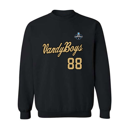 Vanderbilt - NCAA Baseball : Wyatt Nadeau - VandyBoys NCAA® Shersey Crewneck Sweatshirt-0