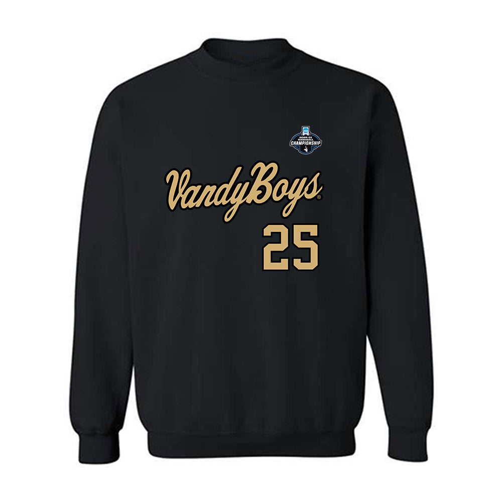 Vanderbilt - NCAA Baseball : AJ DePaolo - VandyBoys NCAA® Shersey Crewneck Sweatshirt-0