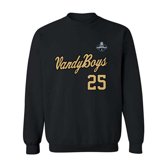Vanderbilt - NCAA Baseball : AJ DePaolo - VandyBoys NCAA® Shersey Crewneck Sweatshirt-0