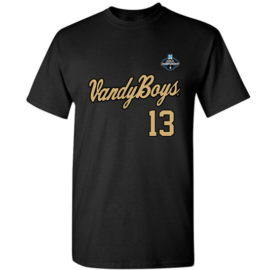 Vanderbilt - NCAA Baseball : Jonathan Vastine - VandyBoys NCAA® Shersey T-Shirt-0