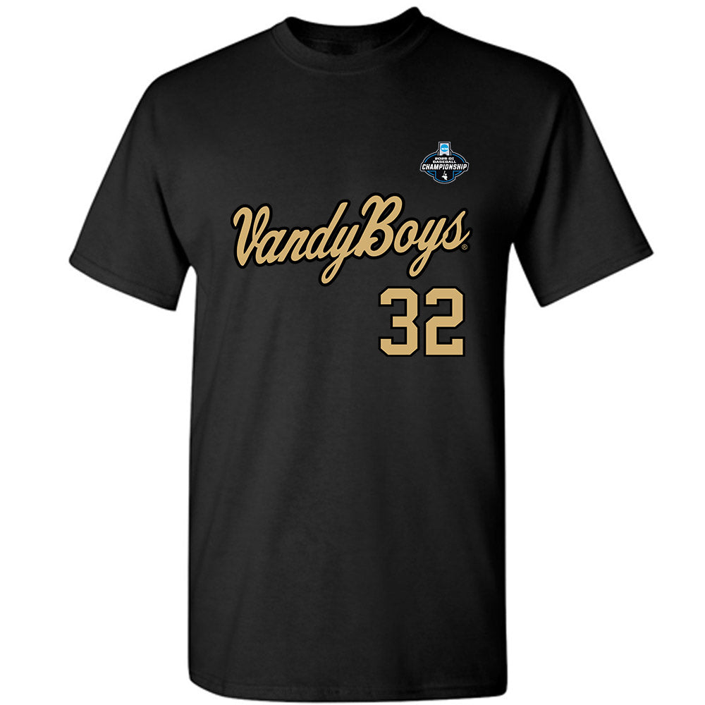 Vanderbilt - NCAA Baseball : Nate Schlote - VandyBoys NCAA® Shersey T-Shirt-0