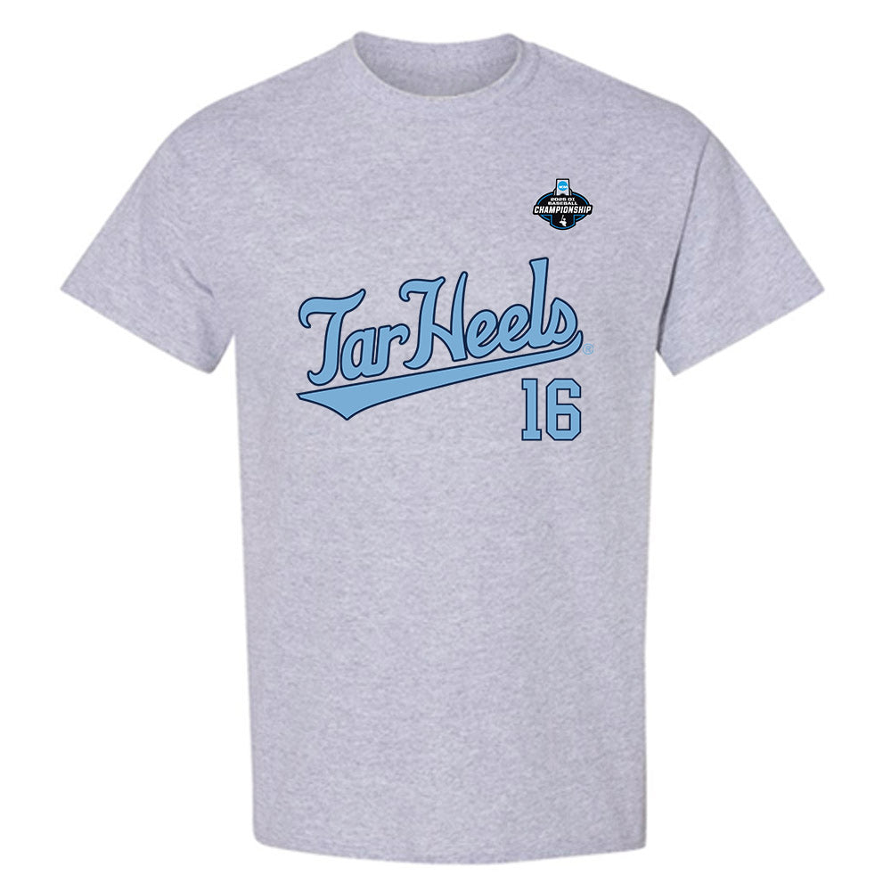 UNC - NCAA Baseball : Kyle Percival - NCAA® Replica Shersey T-Shirt-0