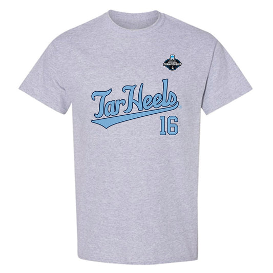 UNC - NCAA Baseball : Kyle Percival - NCAA® Replica Shersey T-Shirt-0