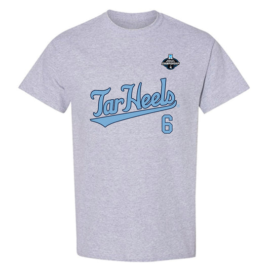 UNC - NCAA Baseball : Macon Winslow - NCAA® Replica Shersey T-Shirt-0