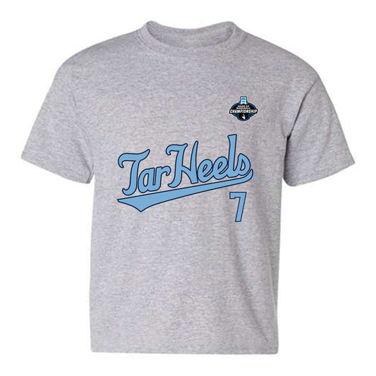 UNC - NCAA Baseball : Perry Hargett - NCAA® Replica Shersey Youth T-Shirt-0