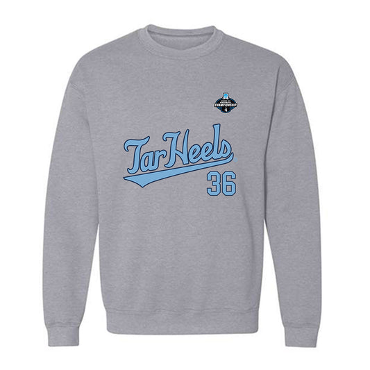 UNC - NCAA Baseball : Folger Boaz - NCAA® Replica Shersey Crewneck Sweatshirt-0