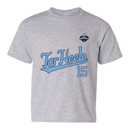 UNC - NCAA Baseball : Cameron Padgett - NCAA® Replica Shersey Youth T-Shirt-0