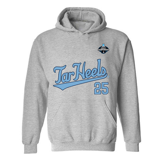 UNC - NCAA Baseball : Rom Kellis V - NCAA® Replica Shersey Hooded Sweatshirt-0