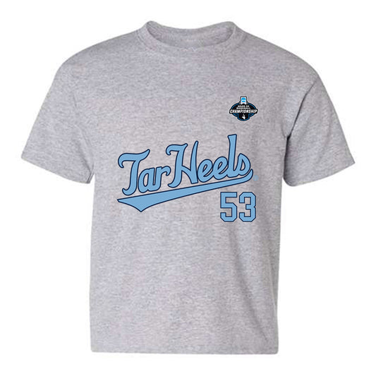 UNC - NCAA Baseball : Ryan Lynch - NCAA® Replica Shersey Youth T-Shirt-0