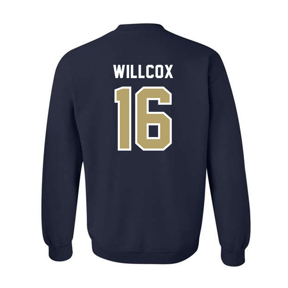 Georgia Tech - NCAA Baseball : Charlie Willcox - NCAA® Replica Shersey Crewneck Sweatshirt-1
