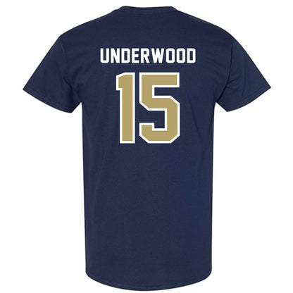 Georgia Tech - NCAA Baseball : Cooper Underwood - NCAA® Replica Shersey T-Shirt-1