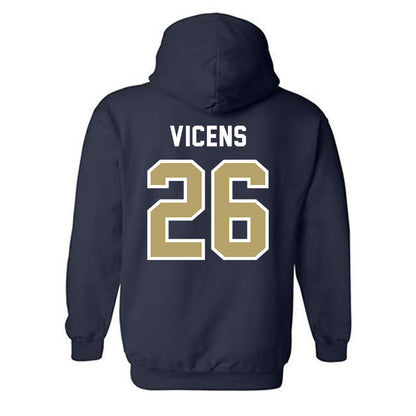 Georgia Tech - NCAA Baseball : Jamie Vicens - NCAA® Replica Shersey Hooded Sweatshirt-1