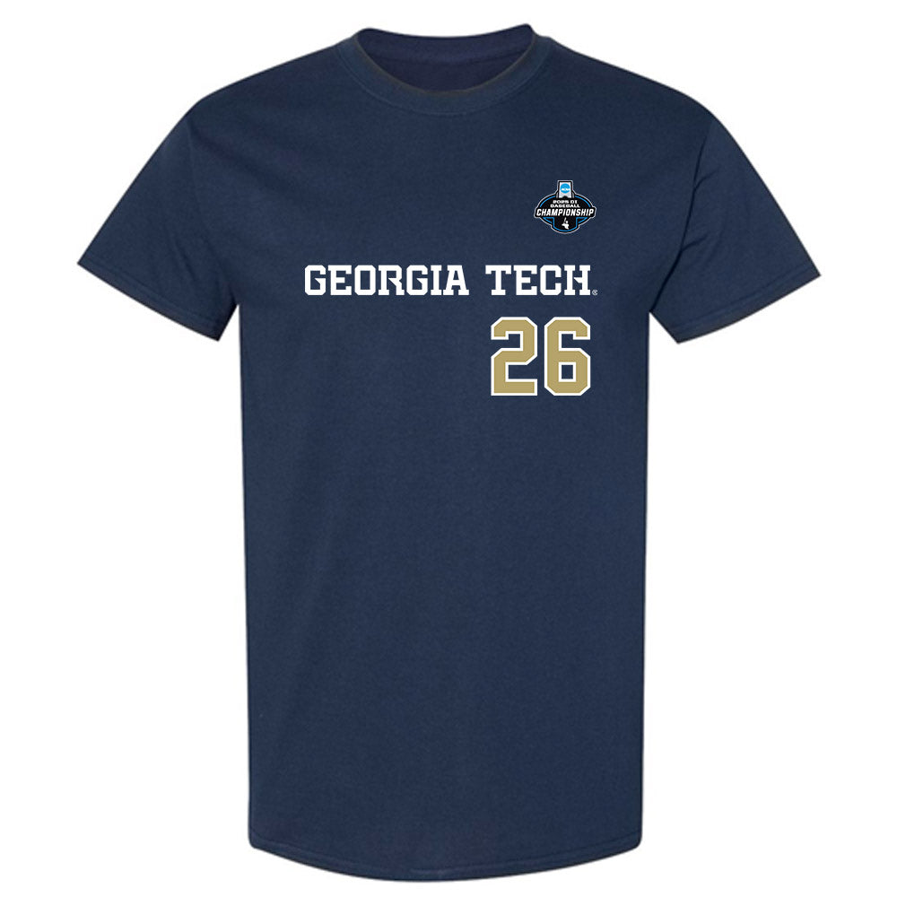 Georgia Tech - NCAA Baseball : Jamie Vicens - NCAA® Replica Shersey T-Shirt-0