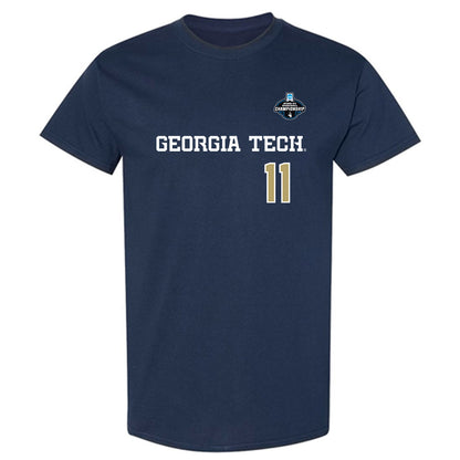 Georgia Tech - NCAA Baseball : Ryan Zuckerman - NCAA® Replica Shersey T-Shirt-0