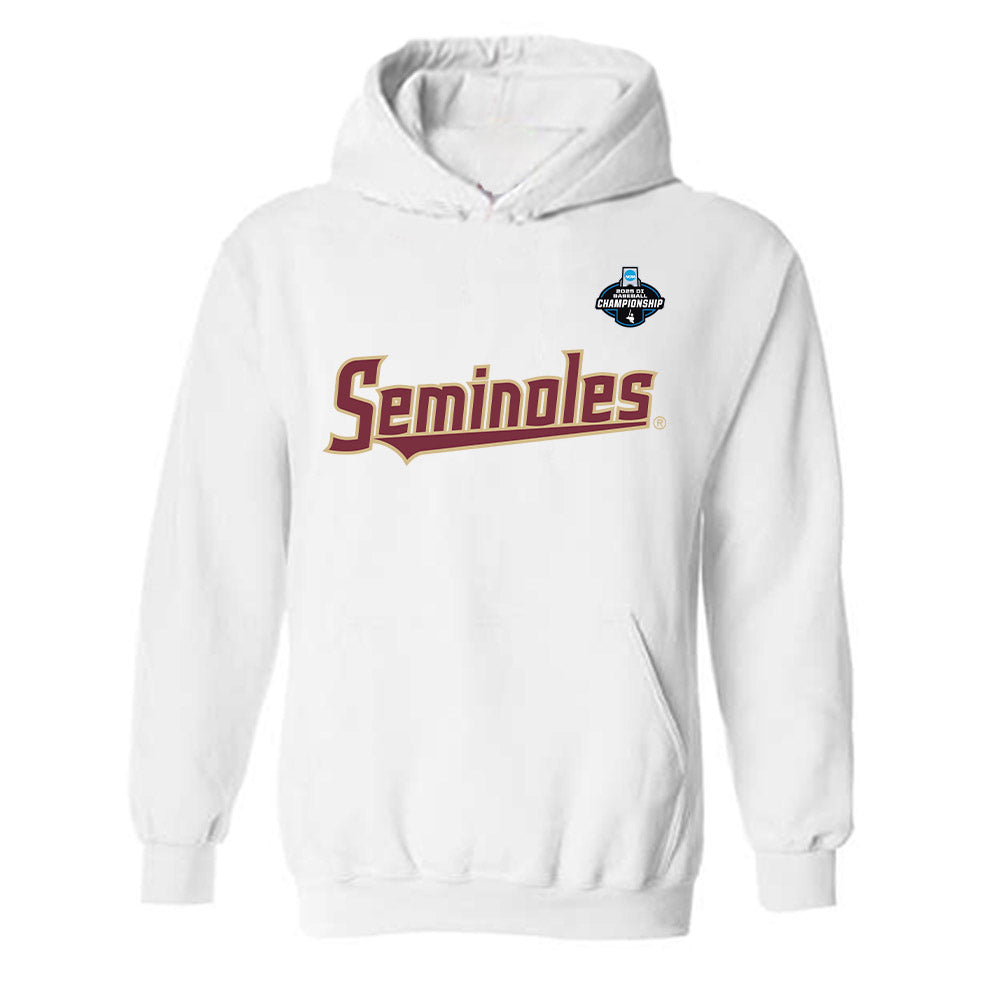 FSU - NCAA Baseball : Cal Fisher - NCAA® Tournament Replica Shersey Hooded Sweatshirt-0