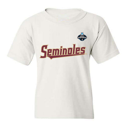 FSU - NCAA Baseball : Noah Sheffield - NCAA® Tournament Replica Shersey Youth T-Shirt-0