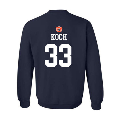 Auburn - NCAA Baseball : Mason Koch - NCAA® Replica Shersey Crewneck Sweatshirt-1