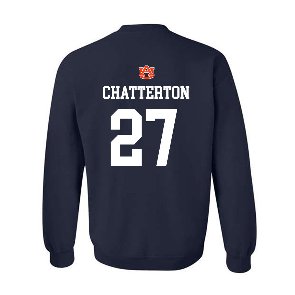 Auburn - NCAA Baseball : Christian Chatterton - NCAA® Replica Shersey Crewneck Sweatshirt-1