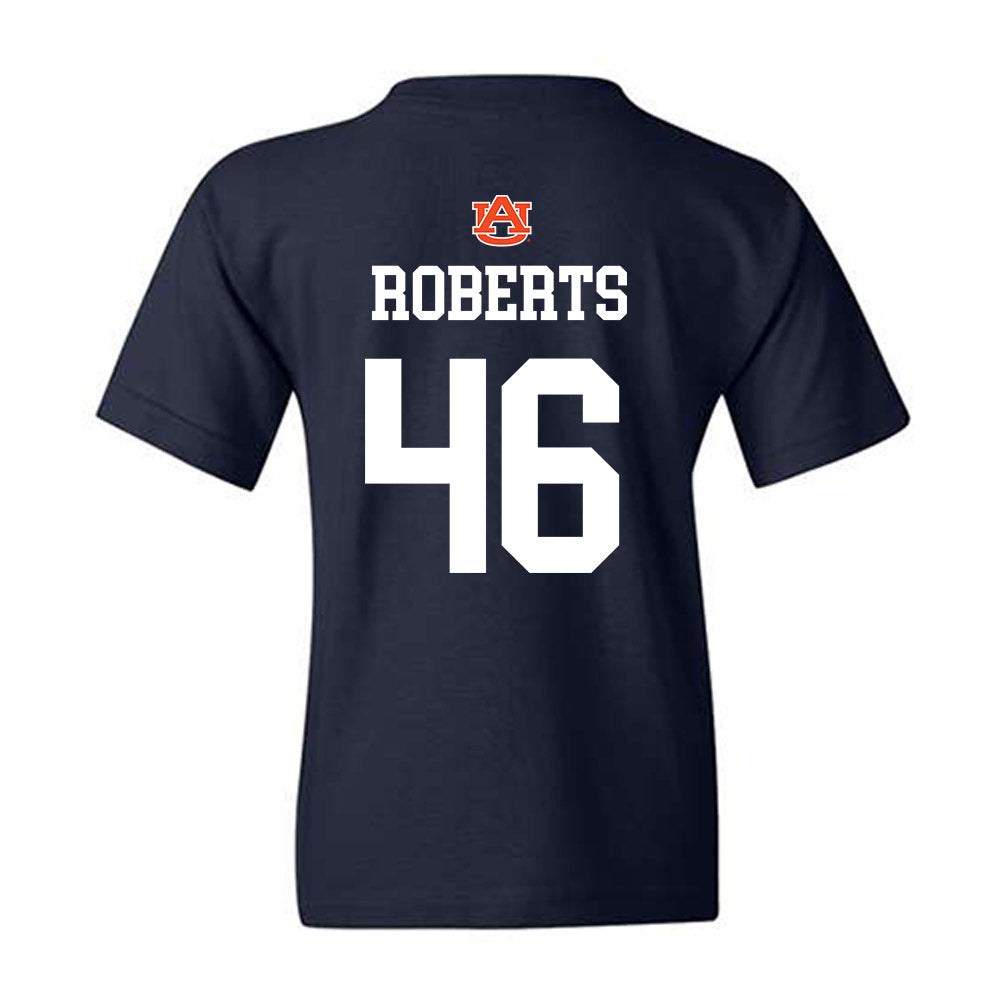 Auburn - NCAA Baseball : Saxon Roberts - NCAA® Replica Shersey Youth T-Shirt-1