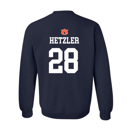 Auburn - NCAA Baseball : Ryan Hetzler - NCAA® Replica Shersey Crewneck Sweatshirt-1
