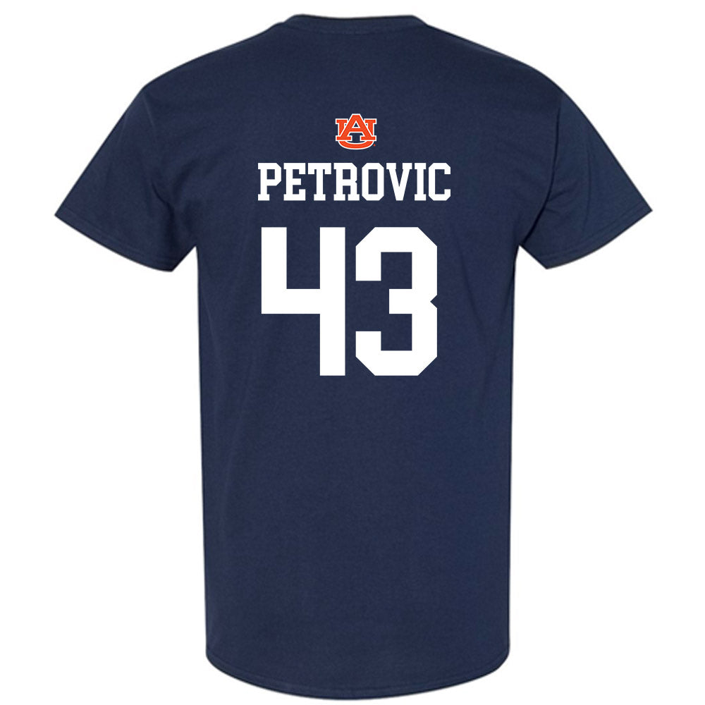 Auburn - NCAA Baseball : Alex Petrovic - NCAA® Replica Shersey T-Shirt-1