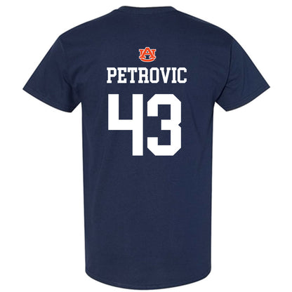 Auburn - NCAA Baseball : Alex Petrovic - NCAA® Replica Shersey T-Shirt-1