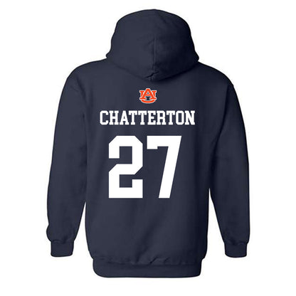 Auburn - NCAA Baseball : Christian Chatterton - NCAA® Replica Shersey Hooded Sweatshirt-1