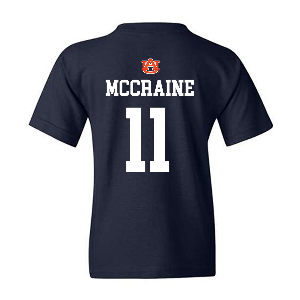Auburn - NCAA Baseball : Brandon McCraine - NCAA® Replica Shersey Youth T-Shirt-1