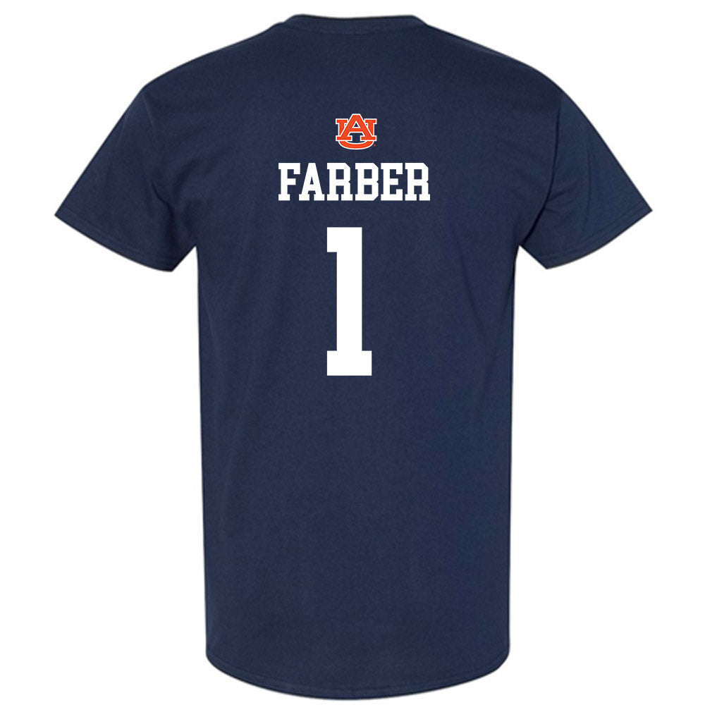 Auburn - NCAA Baseball : Ryne Farber - NCAA® Replica Shersey T-Shirt-1