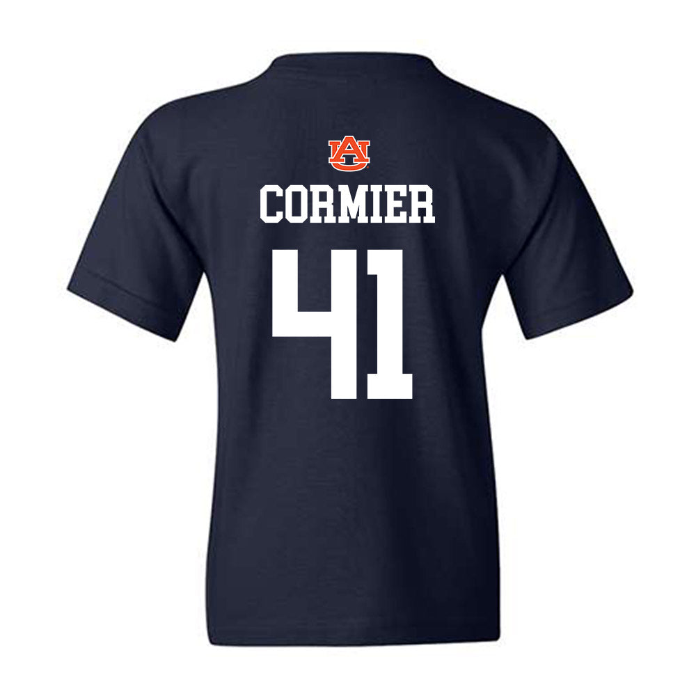 Auburn - NCAA Baseball : LJ Cormier - NCAA® Replica Shersey Youth T-Shirt-1