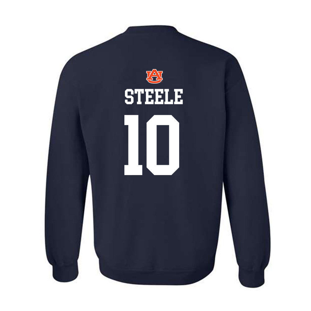 Auburn - NCAA Baseball : Lucas Steele - NCAA® Replica Shersey Crewneck Sweatshirt-1