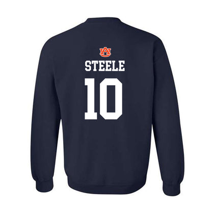 Auburn - NCAA Baseball : Lucas Steele - NCAA® Replica Shersey Crewneck Sweatshirt-1