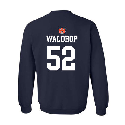 Auburn - NCAA Baseball : Tanner Waldrop - NCAA® Replica Shersey Crewneck Sweatshirt-1