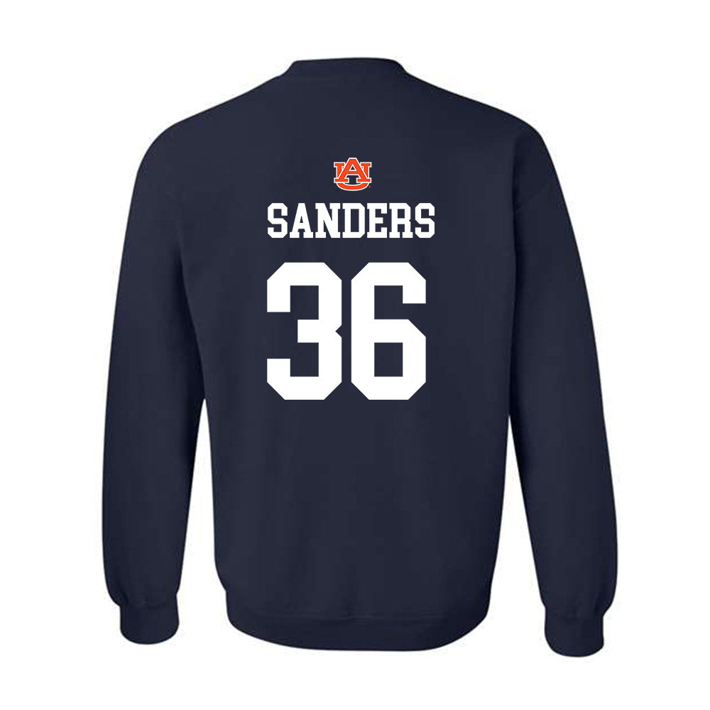 Auburn - NCAA Baseball : Jackson Sanders - NCAA® Replica Shersey Crewneck Sweatshirt-1