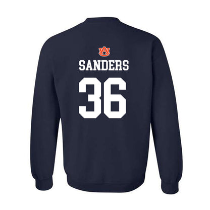 Auburn - NCAA Baseball : Jackson Sanders - NCAA® Replica Shersey Crewneck Sweatshirt-1