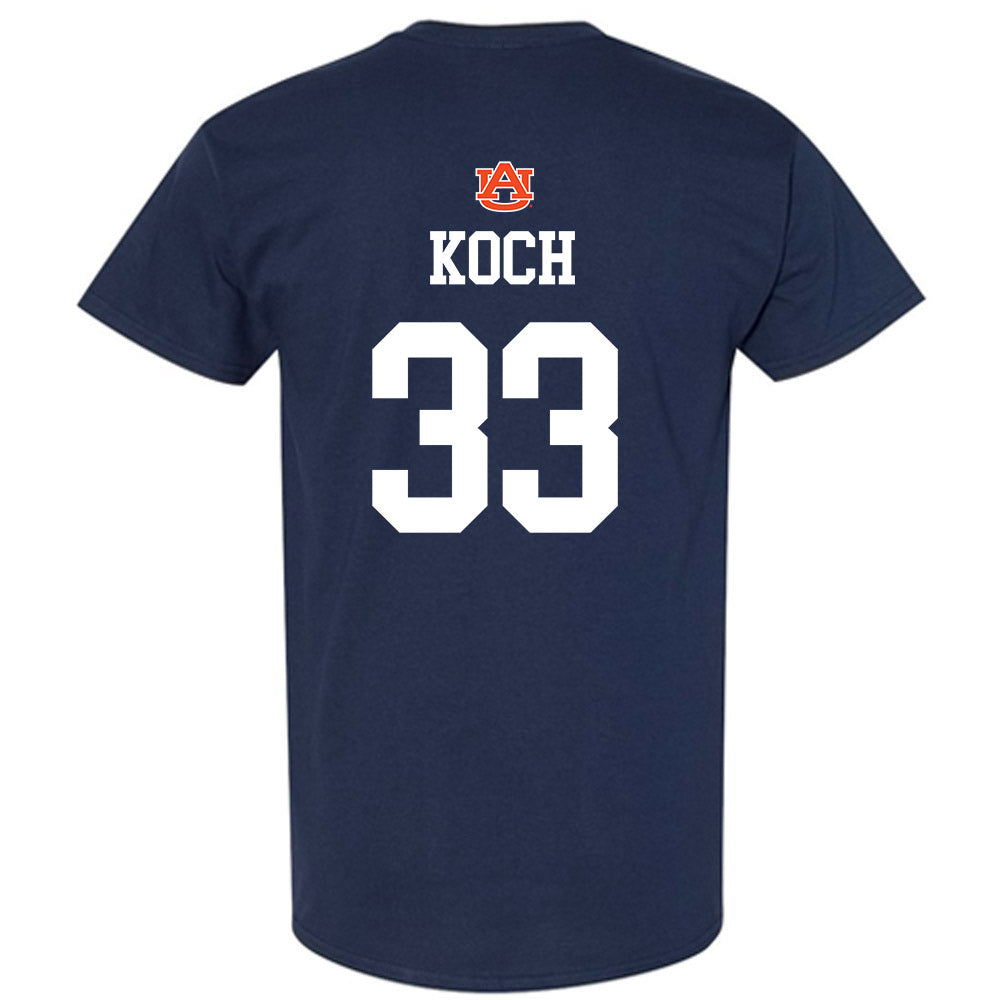 Auburn - NCAA Baseball : Mason Koch - NCAA® Replica Shersey T-Shirt-1