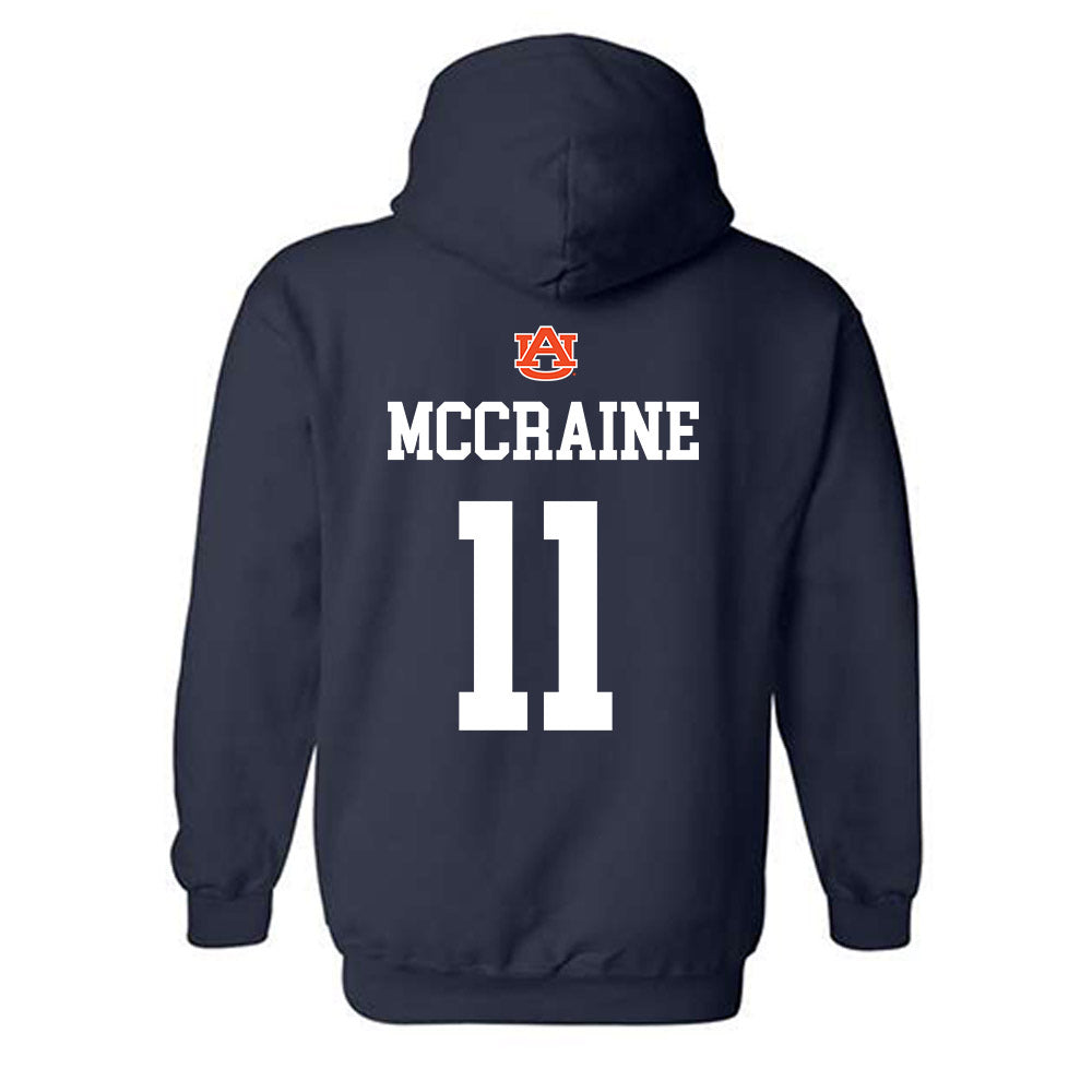 Auburn - NCAA Baseball : Brandon McCraine - NCAA® Replica Shersey Hooded Sweatshirt-1