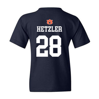 Auburn - NCAA Baseball : Ryan Hetzler - NCAA® Replica Shersey Youth T-Shirt-1