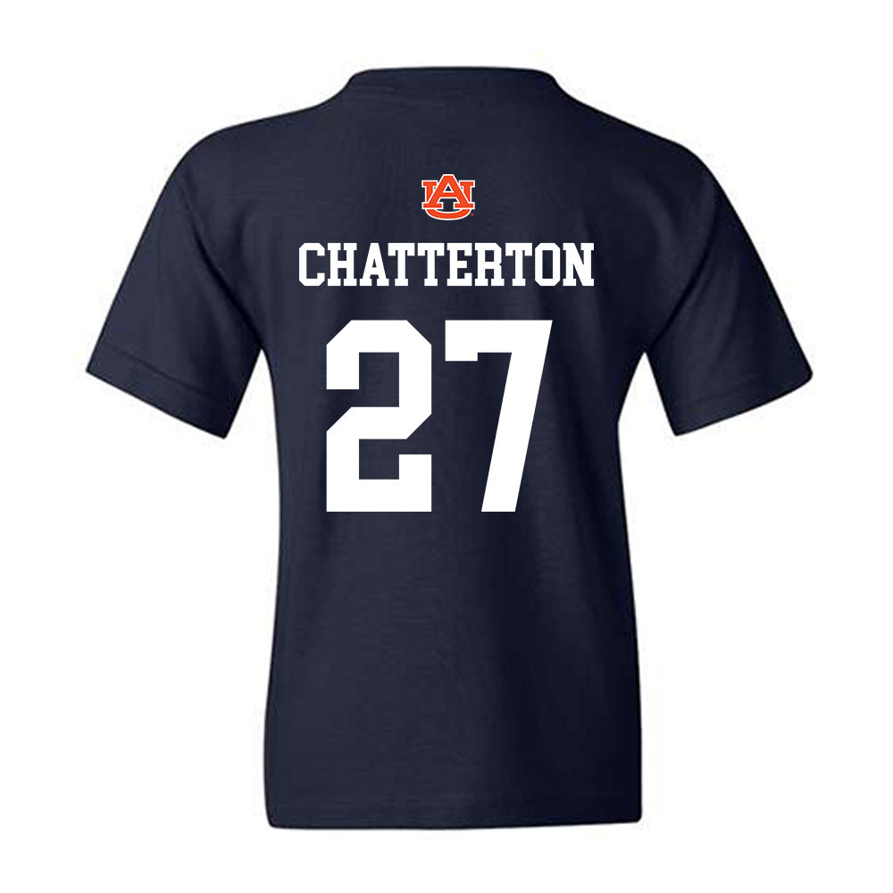 Auburn - NCAA Baseball : Christian Chatterton - NCAA® Replica Shersey Youth T-Shirt-1