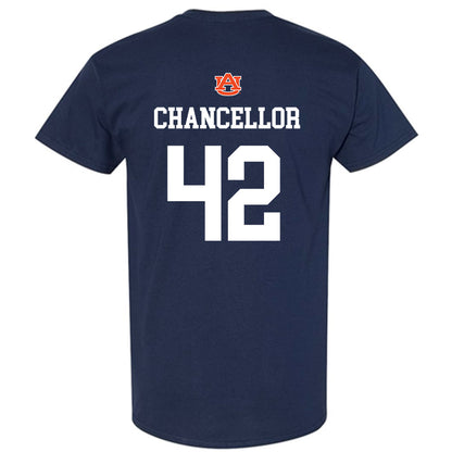 Auburn - NCAA Baseball : Abe Chancellor - NCAA® Replica Shersey T-Shirt-1